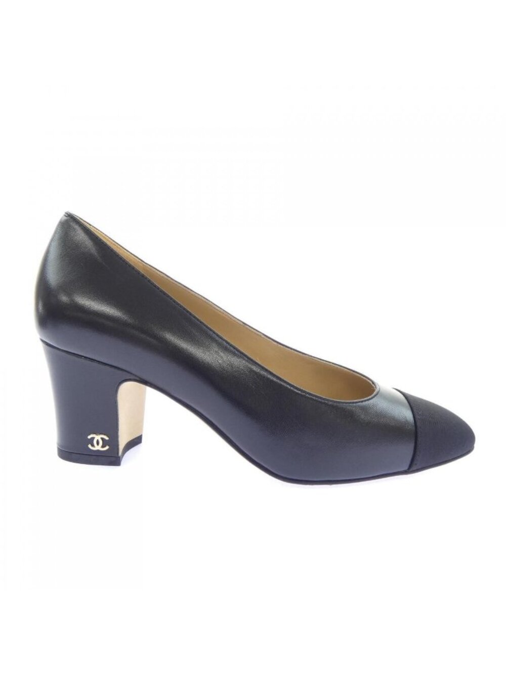 Chanel Pumps Heel Black